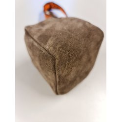 Bidebold - firkant i ruskind