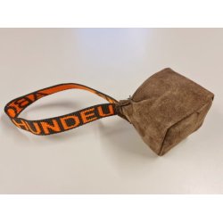 Bidebold - firkant i ruskind