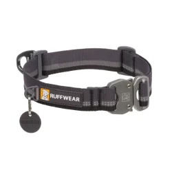 Gr� Top Rope halsb�nd med metalsp�nde - Ruffwear