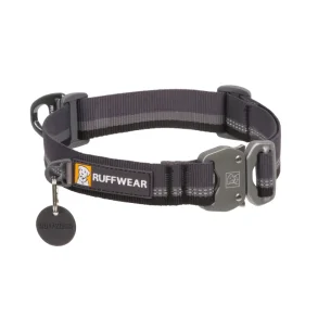Gr� Top Rope halsb�nd med metalsp�nde - Ruffwear