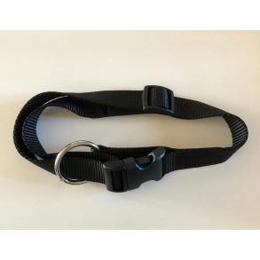Halsbnd i stof/kanva fra hvalp til voksen