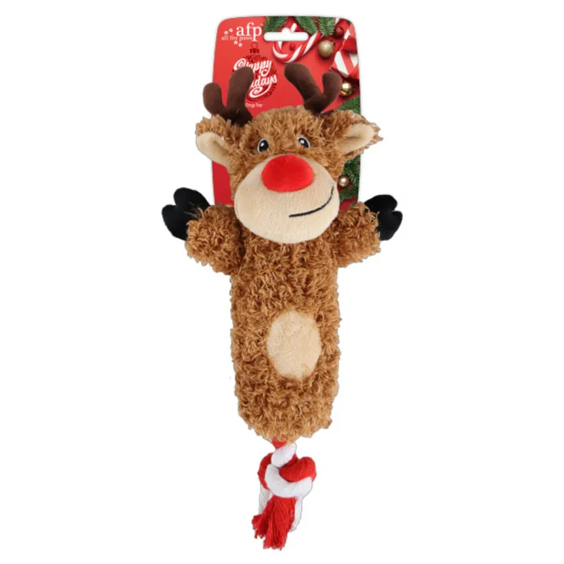  Julerensdyr med tov bamse