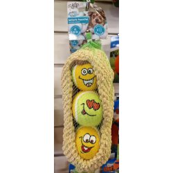 AFP tennisbolde i hylster, sandfarvet