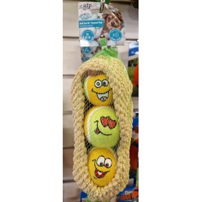 AFP tennisbolde i hylster, sandfarvet