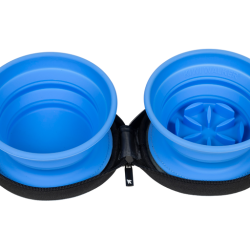 Double Travel Bowl - Slowfeeder