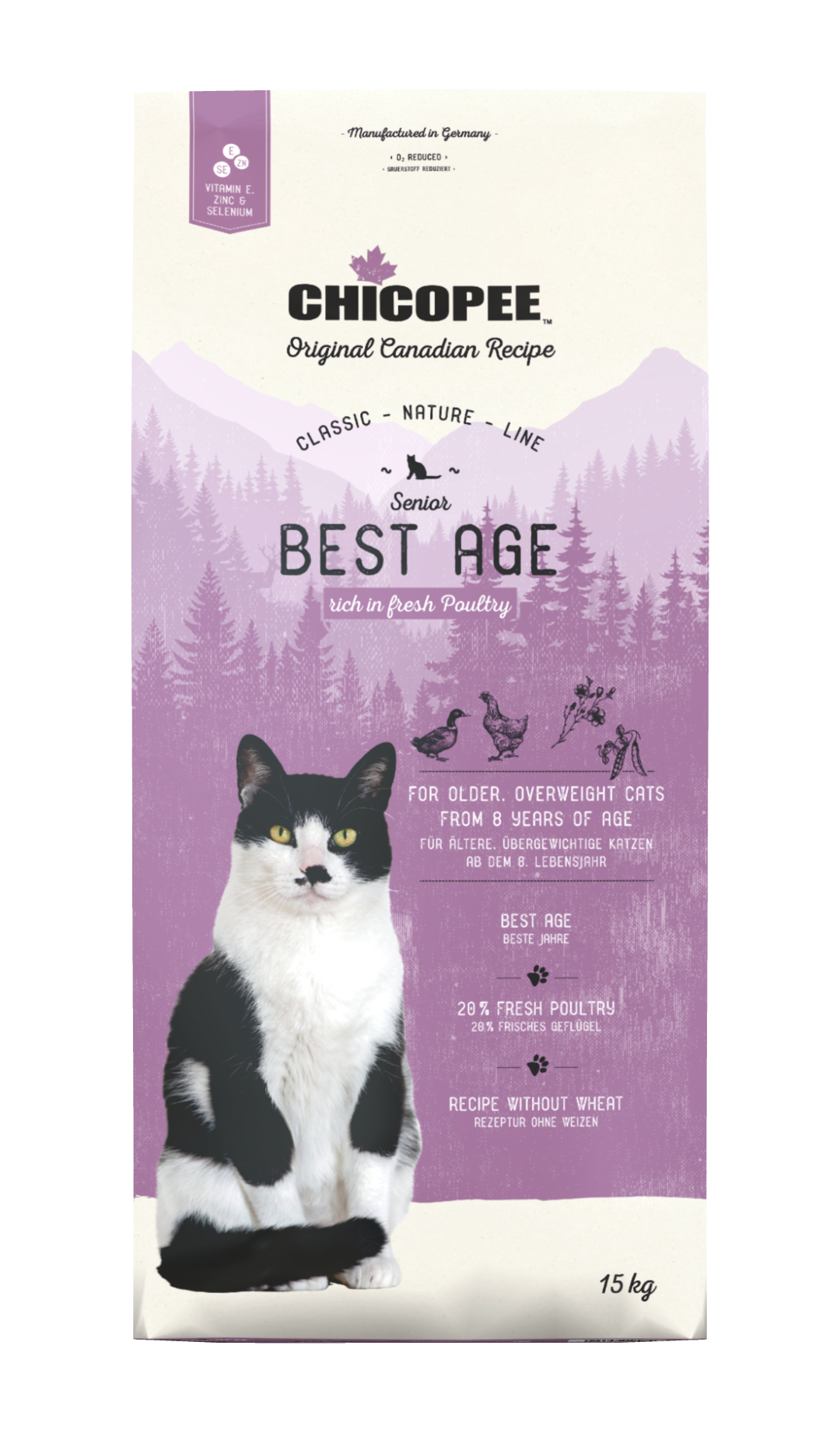 sikkerhedsstillelse Compose gå på indkøb Chicopee Cat Senior Best Age Poultry - Chicopee kattefoder - ABC hundeudstyr