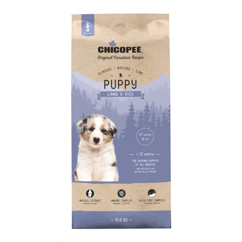 Chicopee Nature Line Puppy - Lamb &amp; Rice 2x2 kg