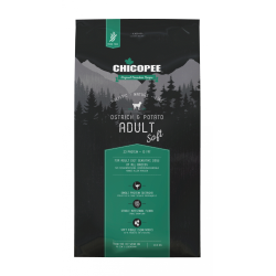 Adult Ostrich &amp; Potato (semisoft) 12 kg - Chicopee Holistic Nature Line