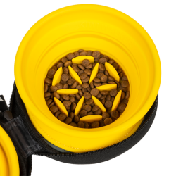 Double Travel Bowl - Slowfeeder