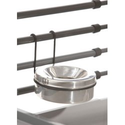 Skvulpeskl med ophng, Rustfri - 1200 ml