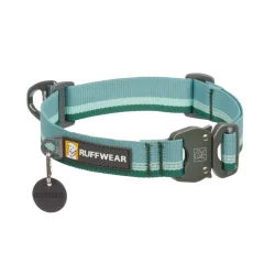 Gr�n Top Rope halsb�nd med metalsp�nde - Ruffwear