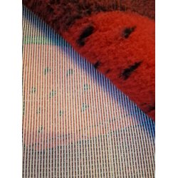 Vetbed med gummi bagside - Vandmelon 