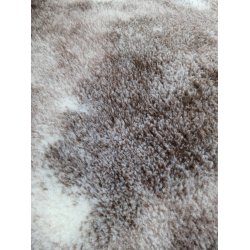 Vetbed m/gummi bagside - Brunmeleret (30 mm)