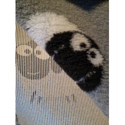 Vetbed med gummi bagside - Gr med fr 