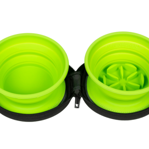 Double Travel Bowl - Slowfeeder