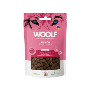 Woolf Soft Cubes Salmon 100 g