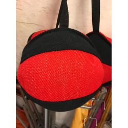 Stor bide stofbold med gummi og hndtag