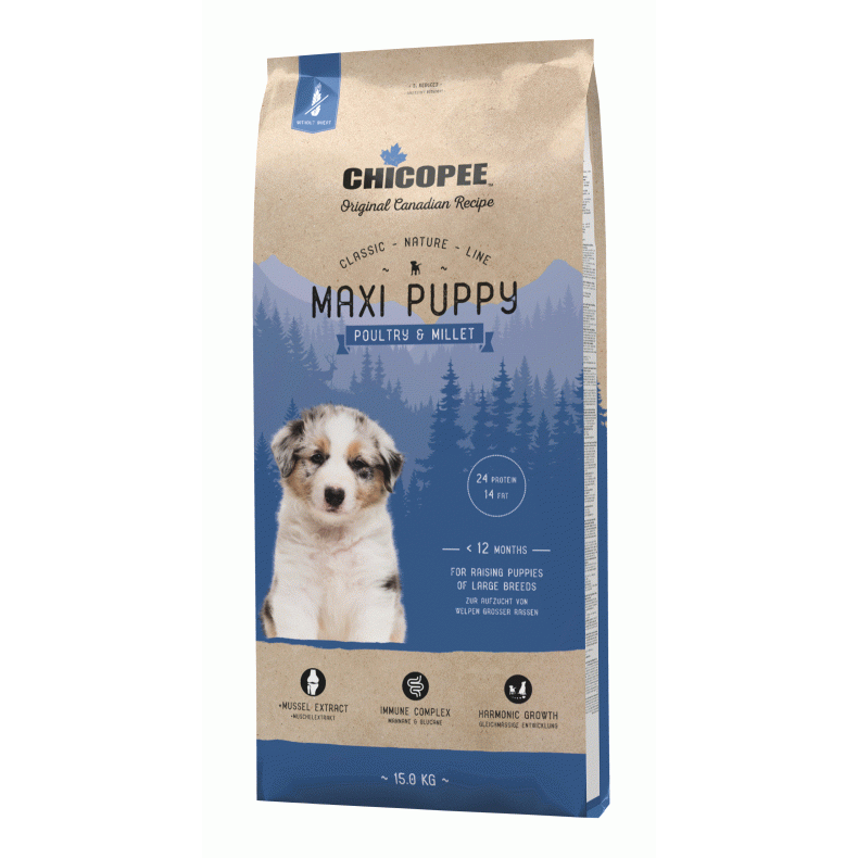 Chicopee Nature Line Maxi Puppy - Poultry &amp; Millet
