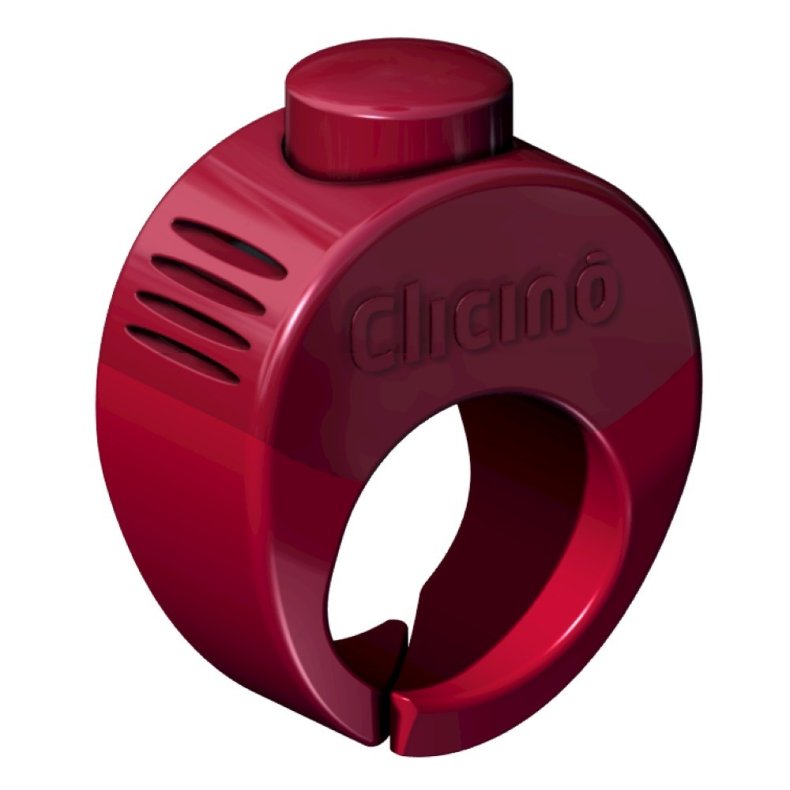 Clicino finger klikker Small R&oslash;d