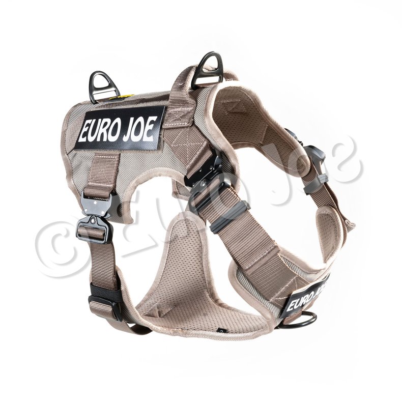 Euro Joe Tactical sele taupe - - ABC hundeudstyr