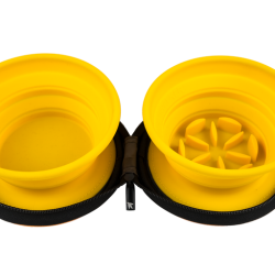 Double Travel Bowl - Slowfeeder