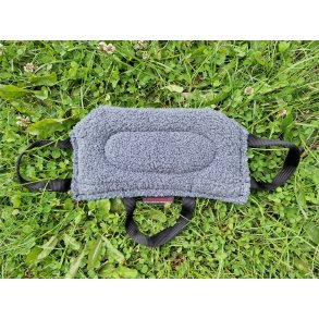 Flad bidepude teddy materiale - hvalp