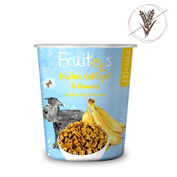 Fruitees med frisk fjerkr� og banan