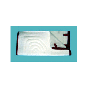 ærme overtræk i hvidt syntetisk