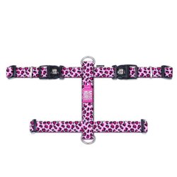 Pink Leopard - neopren sele