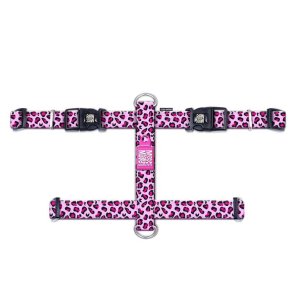 Pink Leopard - neopren sele