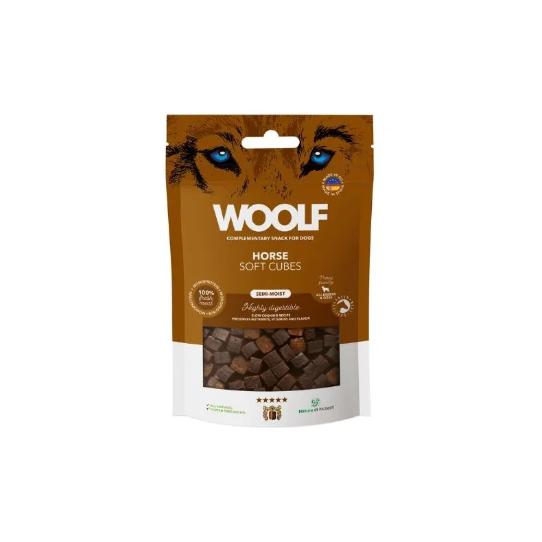 Woolf Soft Cubes Horse 100 g