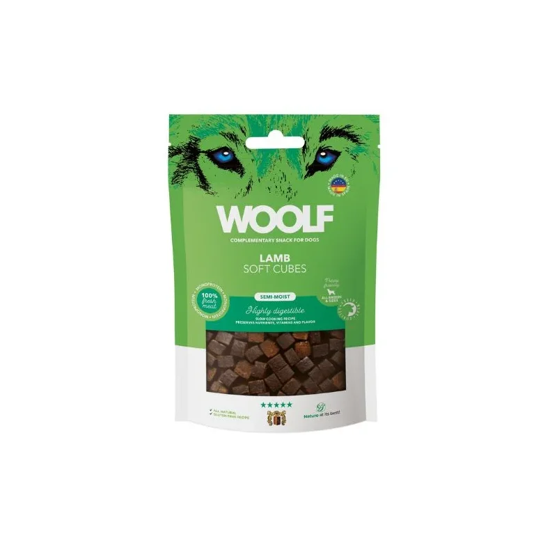 Woolf Soft Cubes Lamb 100 g