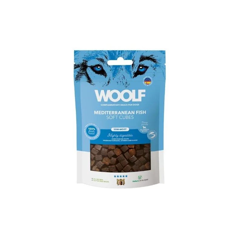 Woolf Soft Cubes Mediteranean Fish 100 g