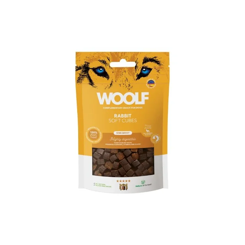 Woolf Soft Cubes Rabbit 100 g