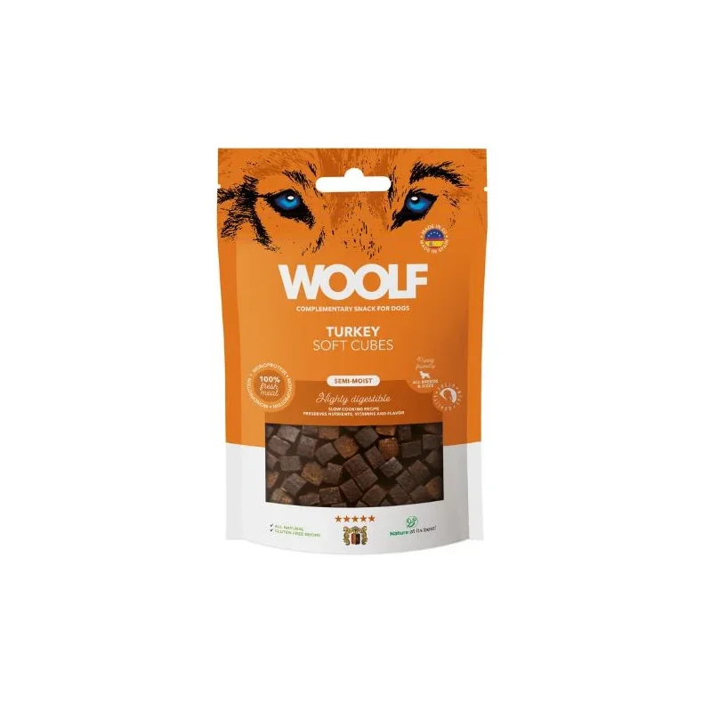 Woolf Soft Cubes turkey 100 g