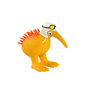 CARACTER Whistle White Helmet - Orange